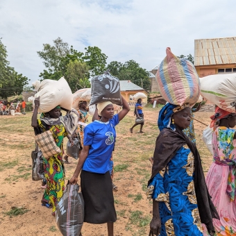 Food Relief Project for IDPs | Yola, August 2024 | She Trekked for Two Hours to Collect &quot;Garri&quot;